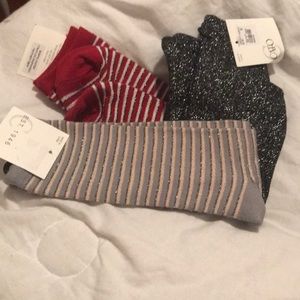 Three Pairs of Crew Socks